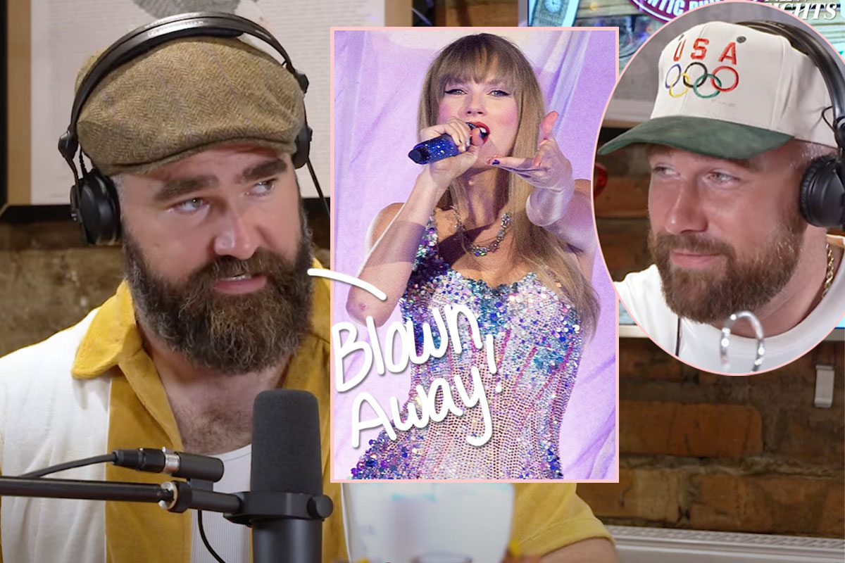 Jason Kelce ‘Teared Up’ Watching Taylor Swift’s Eras Tour For The First Time!