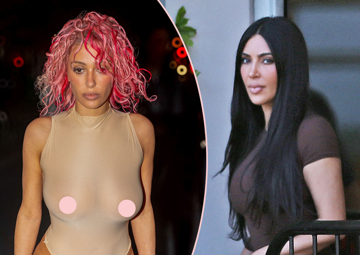 #Kim Kardashian Caught Looking Like Bianca Censori Again!
