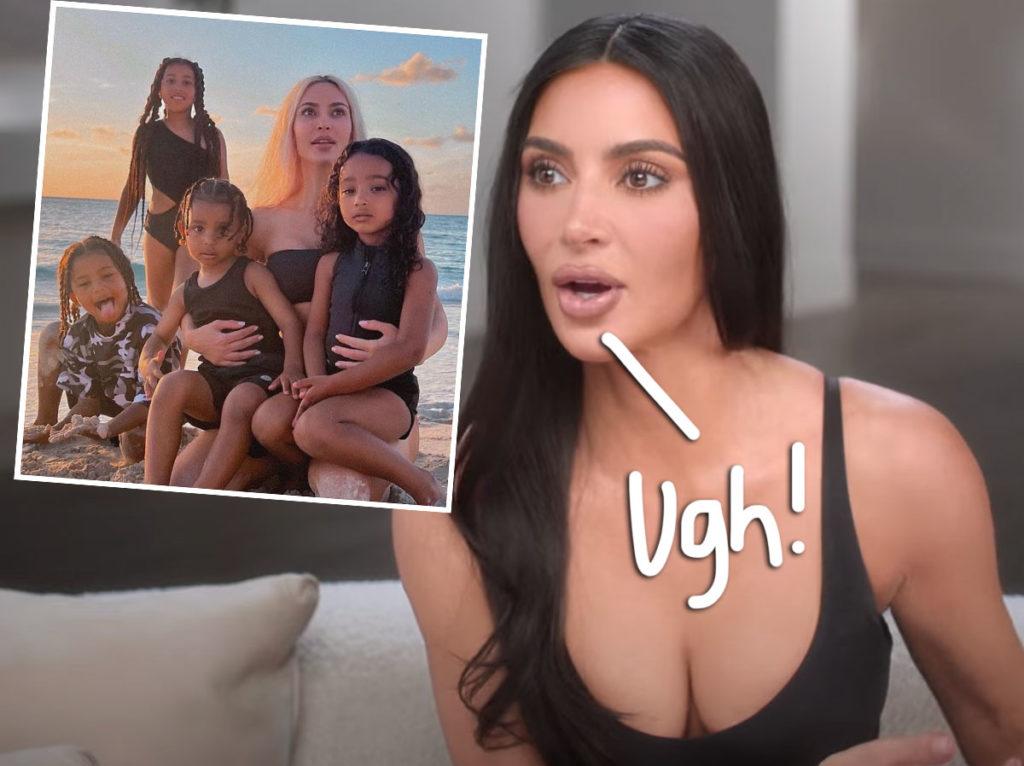 Kim Kardashian Spent Birthday With Her Kids – And HATED IT!!