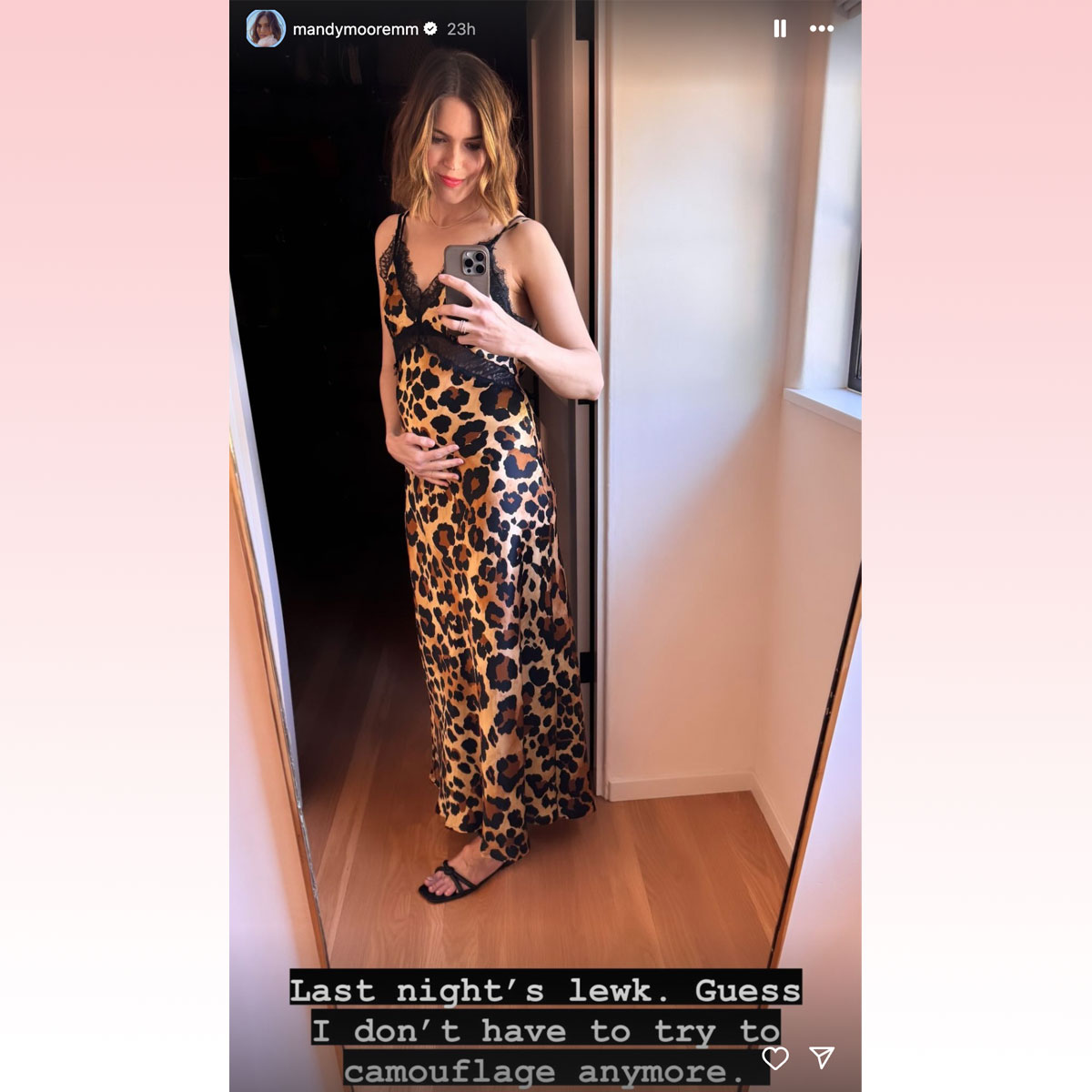 Mandy Moore Shares First Look At Her Baby Bump!