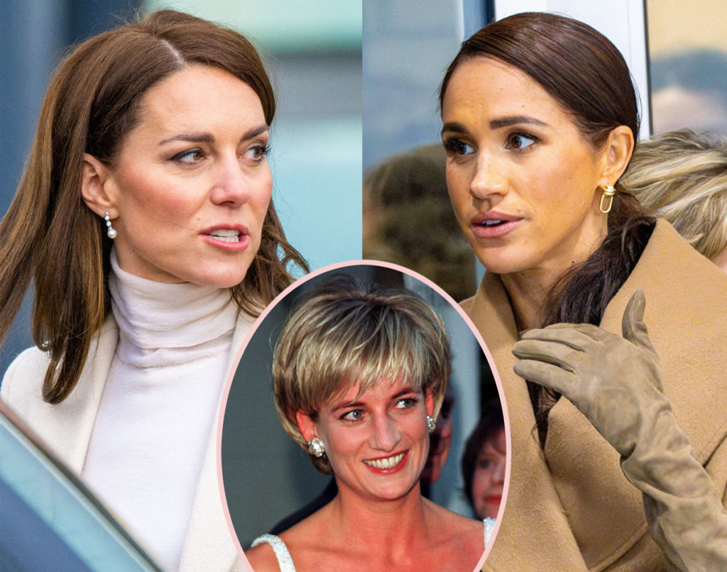 Meghan Markle Saw Herself As The 'New Diana' - And Didn't Want To Be ' Subservient' To Princess Catherine, Claims New Book - Perez Hilton