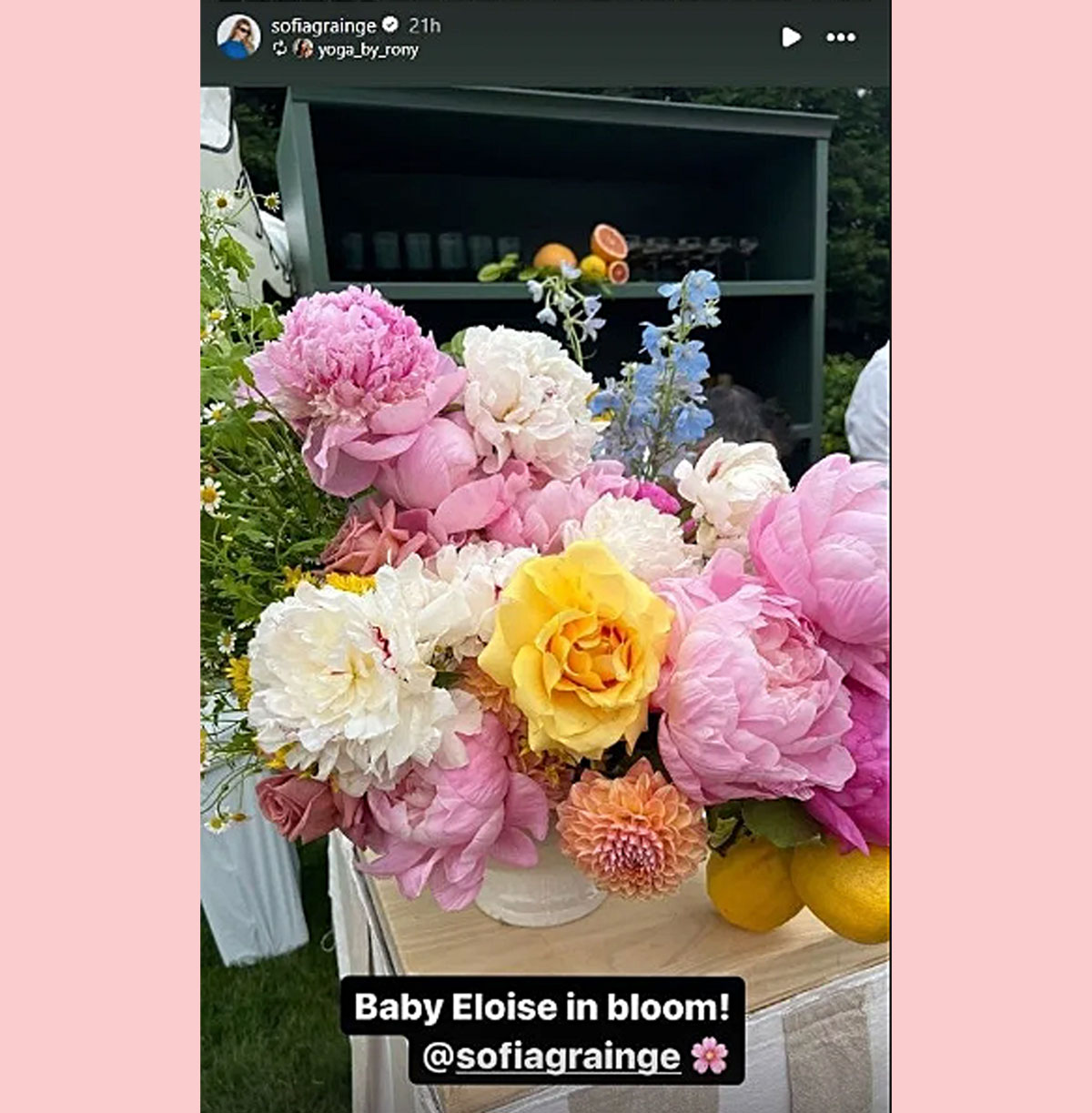 sofia richie eloise arrival shower