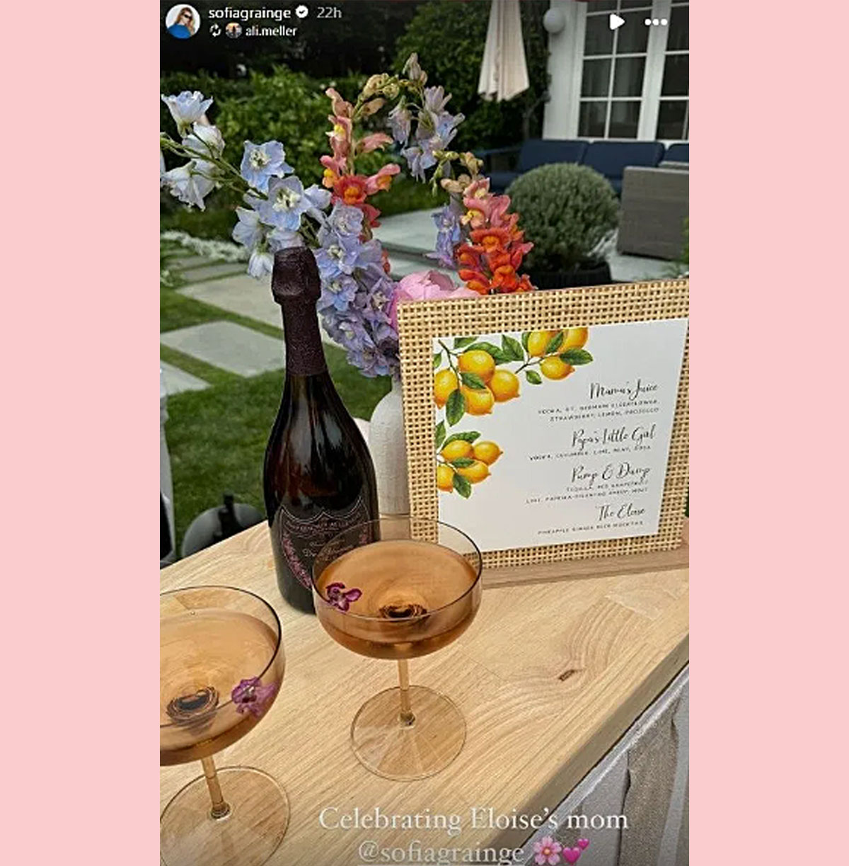 sofia richie eloise arrival shower