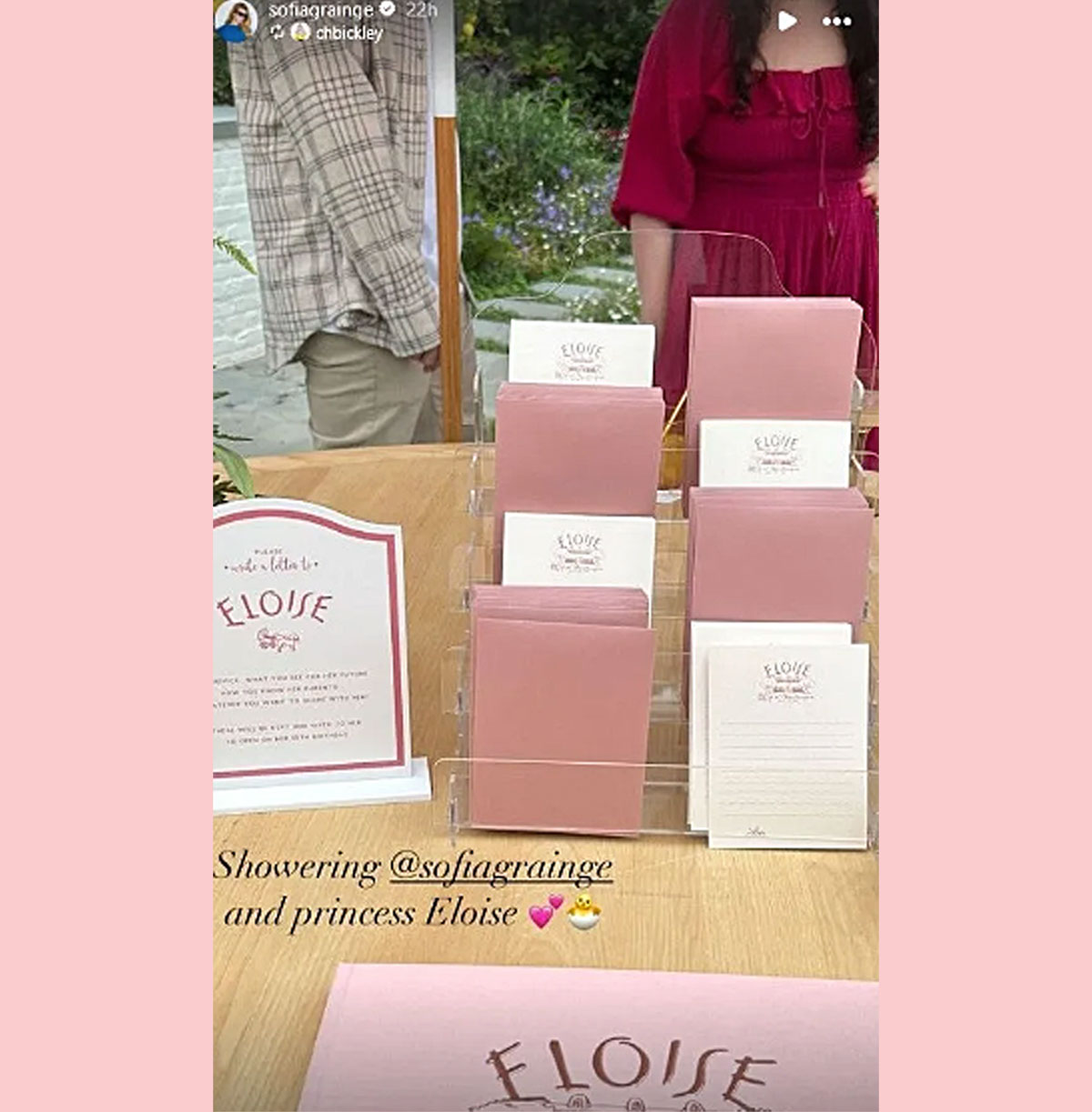 sofia richie eloise arrival shower