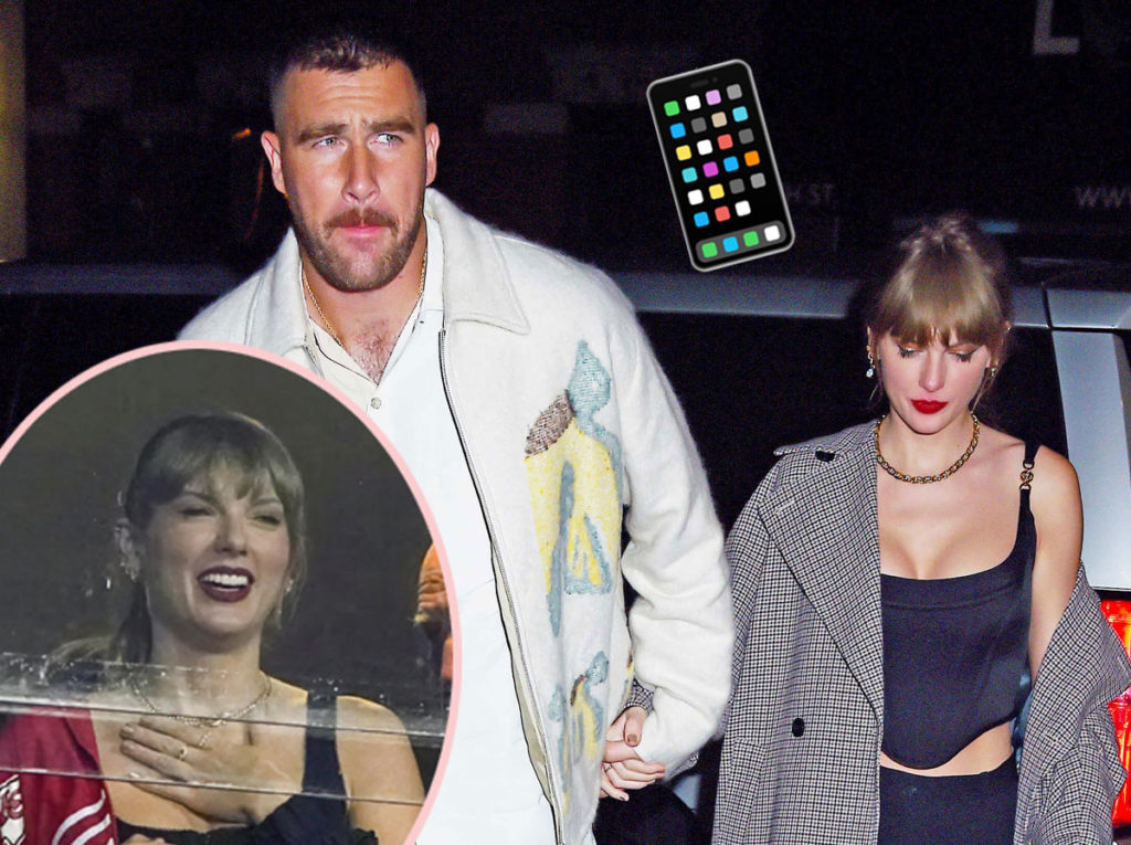 Taylor Swift Fans Go WILD After Travis Kelce's Lock Screen Proves He's SO  IN LOVE! - Perez Hilton