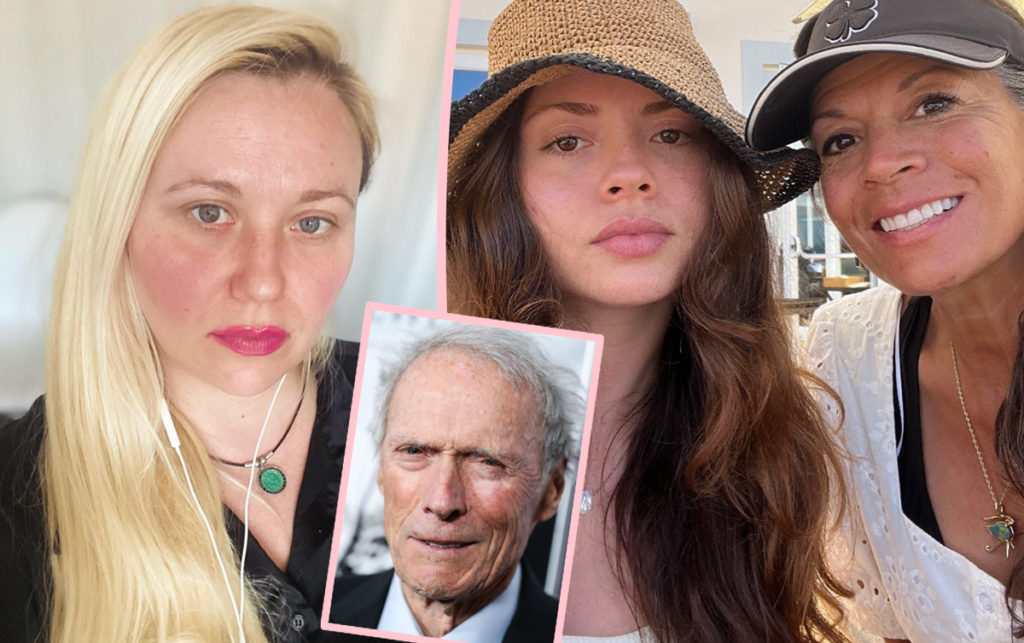 Whoa! Clint Eastwood's Daughters Are Feuding! One Just Called The Other 'Weird & Fake' On IG!