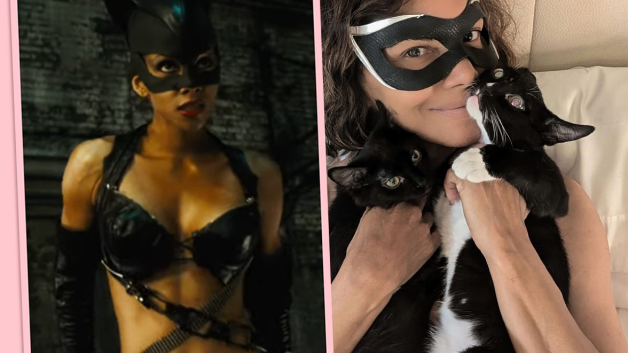 Halle Berry Goes Topless To Celebrate... Catwoman! Look! - Perez Hilton