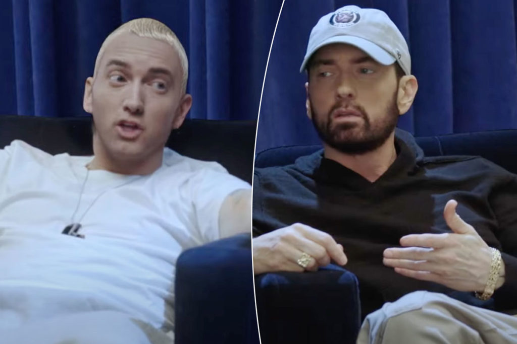 Watch Eminem Get Absolutely DESTROYED... By Himself In Hilarious 'Slim Shady VS Marshall Mathers' Interview!