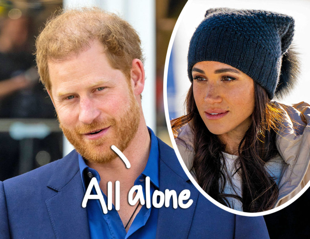 Prince Harry Is 'Bored' Because His Friends Find Meghan Markle Too  'Difficult' & Won't Visit Him! - Perez Hilton