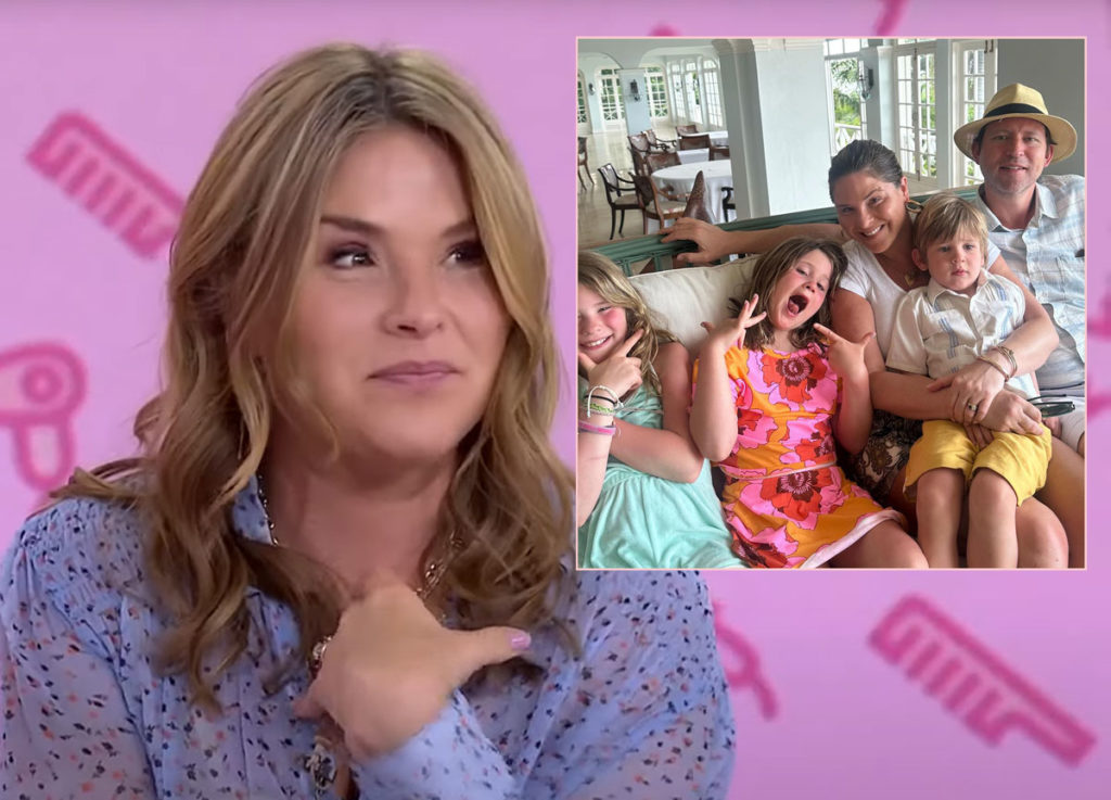 Jenna Bush Hager Hangs Out Naked In Front Of Her Kids -- And They're Starting To Make Her Feel Bad About It!