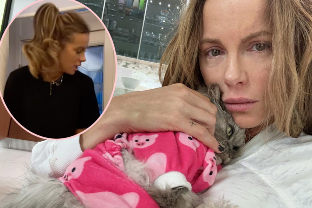 Kate Beckinsale Remembers Mourning The Death Of Her Cat By… Mooning People?!