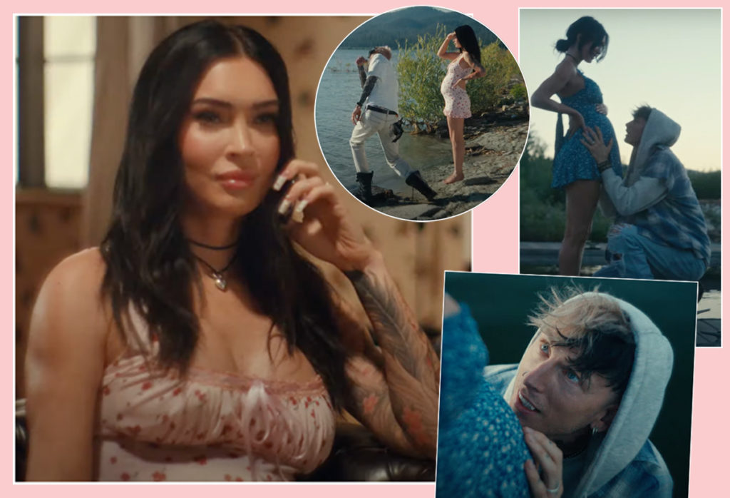 Megan Fox Sparks Pregnancy Speculation After Curious Cameo In MGK's Lonely Road Music Video! Watch!