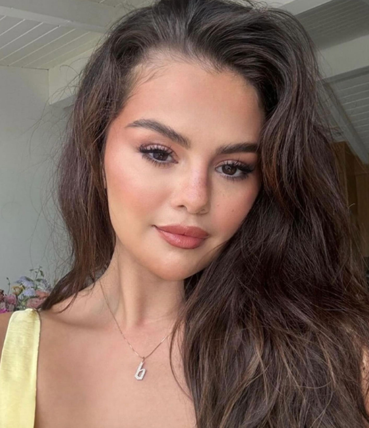 selena gomez benny blanco birthday gift necklace