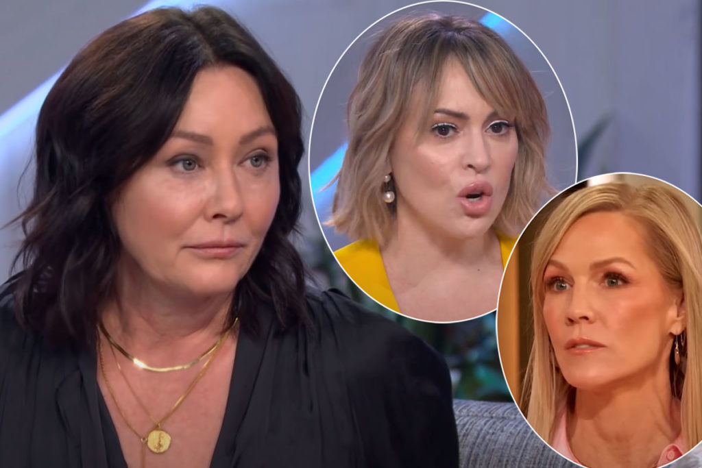 One Last Slap In The Face! Shannen Doherty's Feuding Co-Stars Alyssa Milano & Jennie Garth NOT Invited To Funeral: REPORT