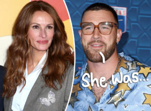 Travis Kelce Opens Up About Julia Roberts Moment At Eras Tour - After