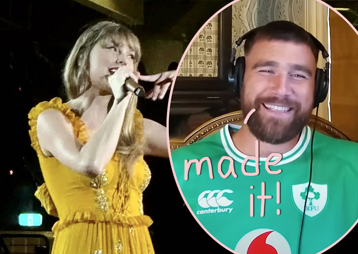 Travis Kelce Reunites With Taylor Swift Again With A Sweet Kiss! This Time In Amsterdam!