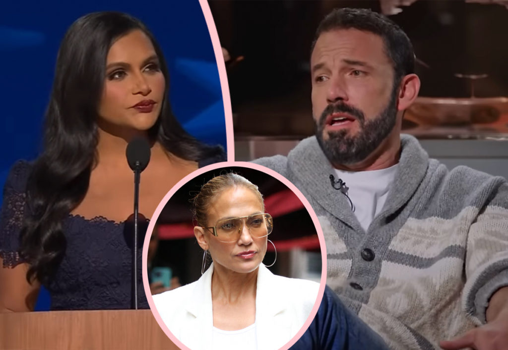 Ben Affleck Upset At Mindy Kaling For Her ‘Frustrating’ Joke About Jennifer Lopez Divorce At The DNC