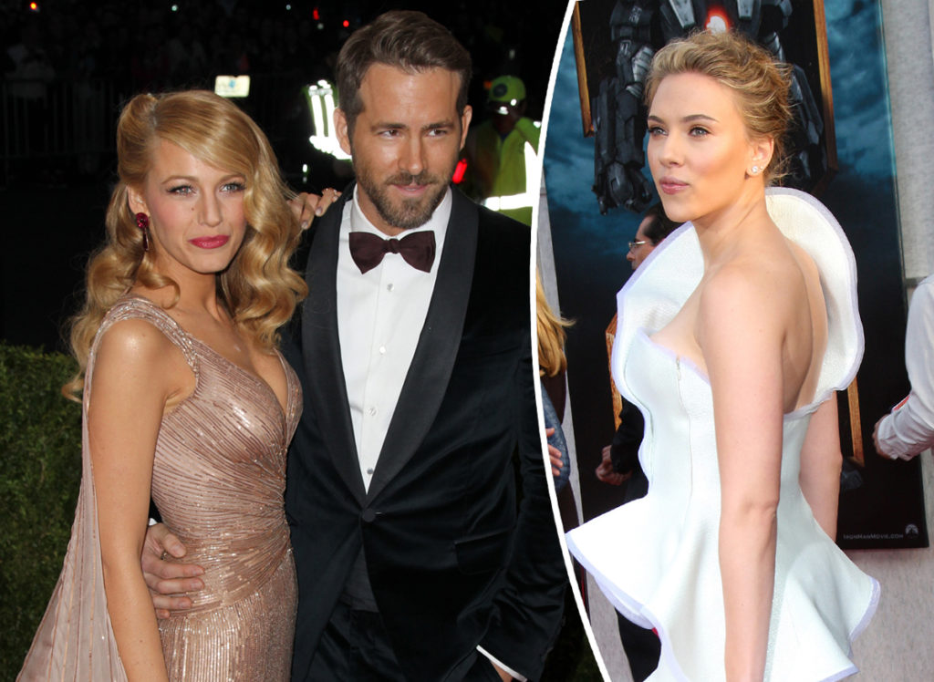 Blake Lively Covered Up Ryan Reynolds Cheated Scarlett Johansson