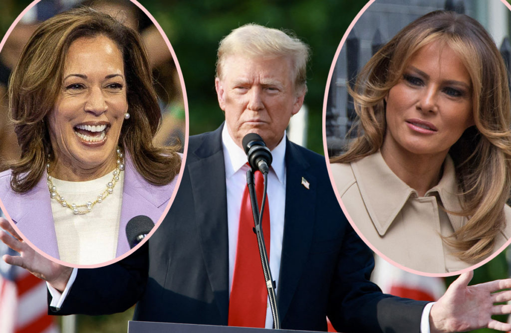 Donald Trump Thinks Kamala Harris Picture Looks Like Melania