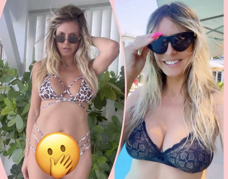 OMG Heidi Klum's New Bikini Is A SCANDAL!!! - Perez Hilton