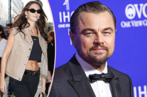 Leonardo DiCaprio's Model GF Wearing Diamond Ring On THAT Finger