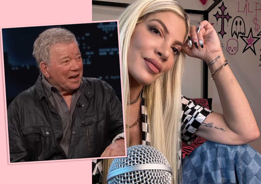 Tori Spelling Talks Anal, Orgasms, & More NSFW Topics With 93-Year-Old William Shatner! All The Dirty Deets HERE!