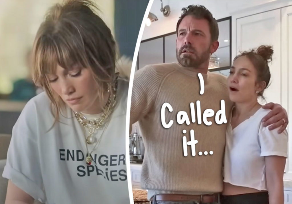 Ben Affleck Hinted He Wasn't Right For Jennifer Lopez MONTHS Ago!