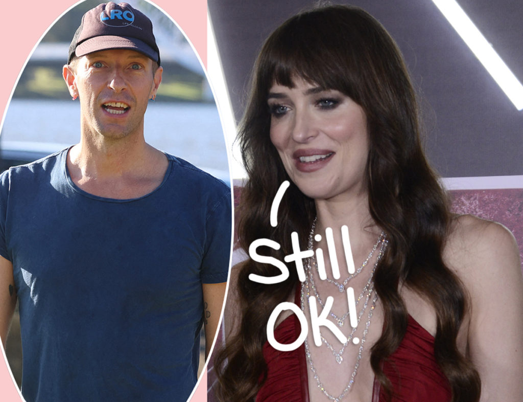 RECORD SCRATCH! Dakota Johnson & Chris Martin Have NOT Split Up And Are Still 'Happily Together'!