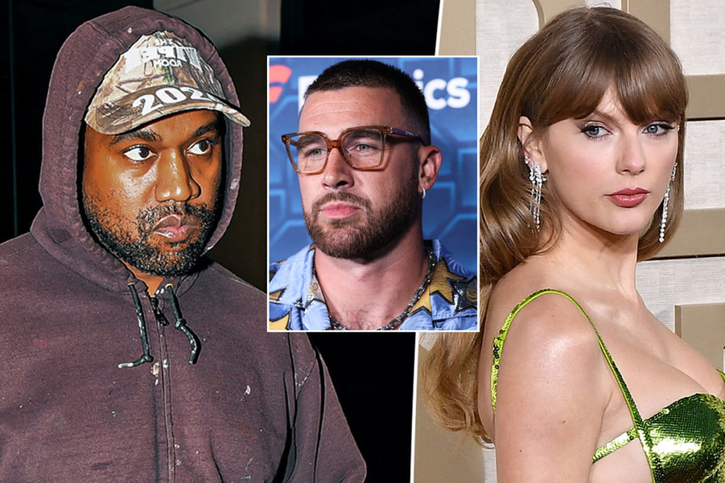 Did Taylor Swift React After Kanye West Name-Dropped Her & Travis Kelce In  New Song?? Here's What Fans Are Saying... - Perez Hilton