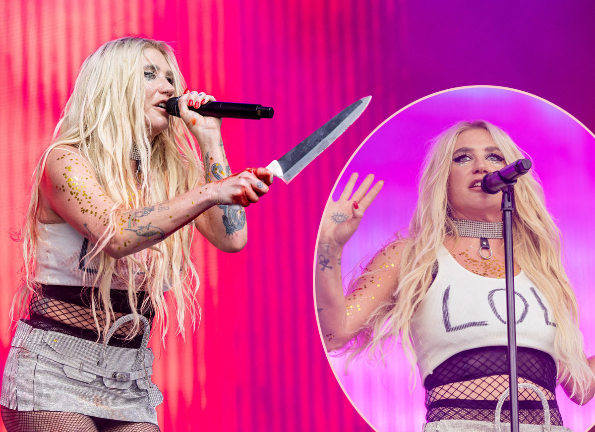 Kesha’s Prop Knife Got Switched For ‘Real Butcher Knife’ –