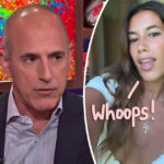Matt Lauer's Daughter Allegedly Committed A Hit-And-Run -- But Got Caught After Leaving THIS At Crash Site!!