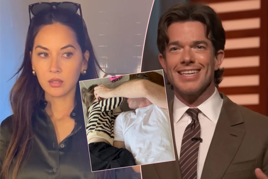Olivia Munn Catches John Mulaney & Son Malcolm Doing ‘Same Exact Fidget