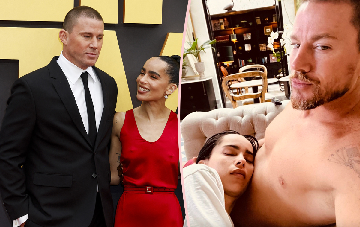 Channing Tatum Shares The SWEETEST Post About Zo Kravitz While She 
