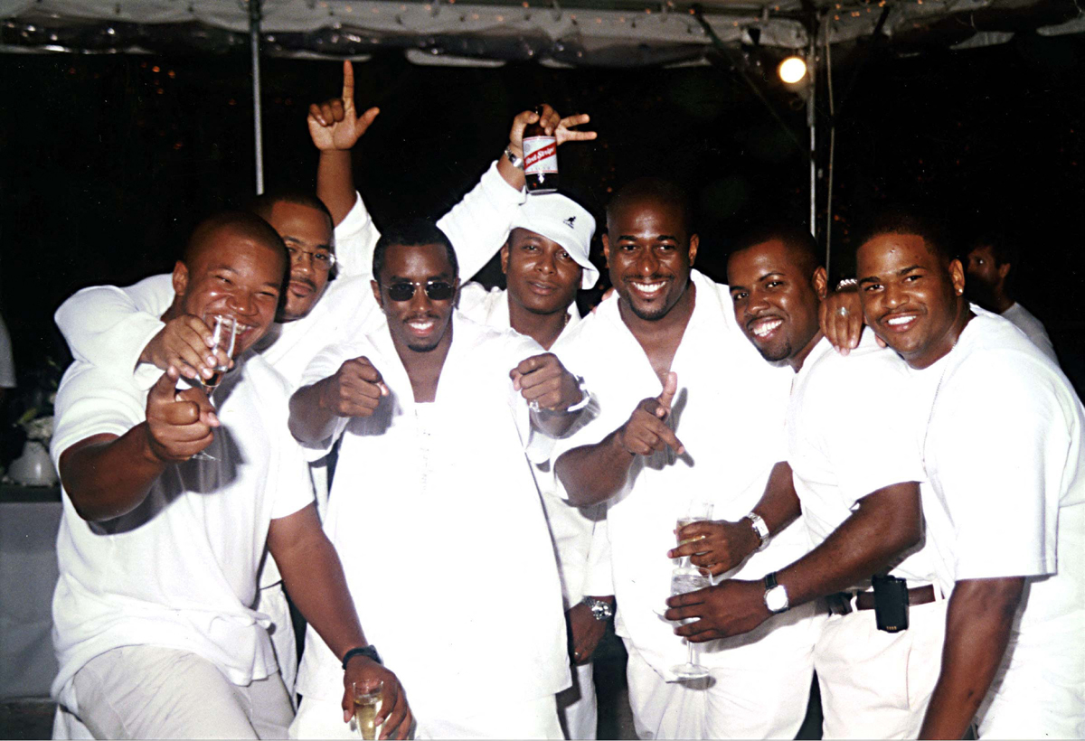 Diddy White Party Foto 4