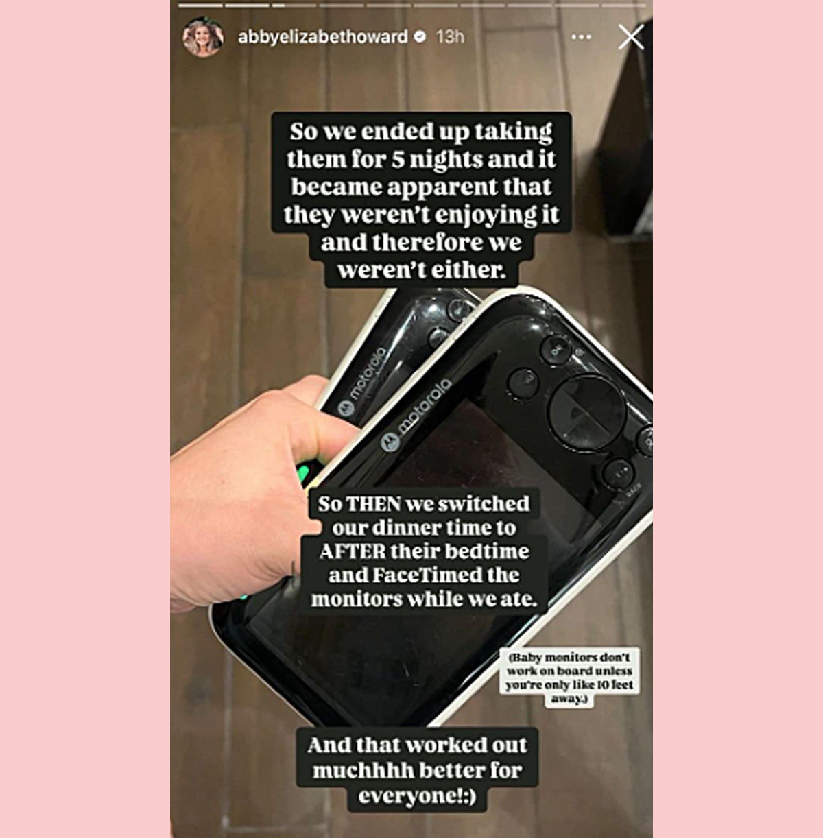 abby howard instagram story