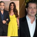 Brad Pitt & Ines De Ramon Go On Venice Double Date With George & Amal Clooney! LOOK!