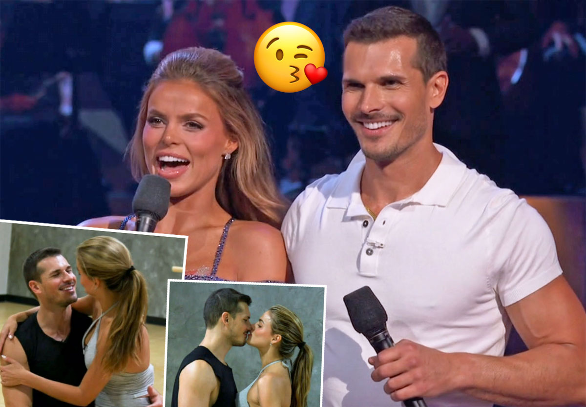 Brooks Nader Spotted KISSING DWTS Partner Gleb Savchenko Backstage