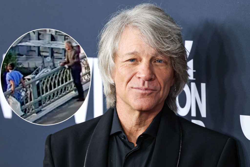 Jon Bon Jovi Talks Woman Out Of Jumping Off Bridge In Heart-Pounding Footage! Watch!