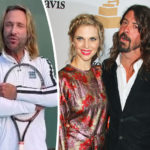 Dave Grohl’s Wife Jordyn Ditches Wedding Ring During Super LONG Meetup With 'Hot' Tennis Coach -- And Another Rock Star!