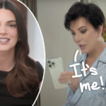 Kendall Jenner Steals Mom Kris' Hairstyle In New Pics -- And The Momager Has Already Reacted! LOOK!