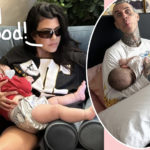 Kourtney Kardashian Is Once Again Defending Co-Sleeping With Her Kids -- And Says Travis Barker Loves It, Too!