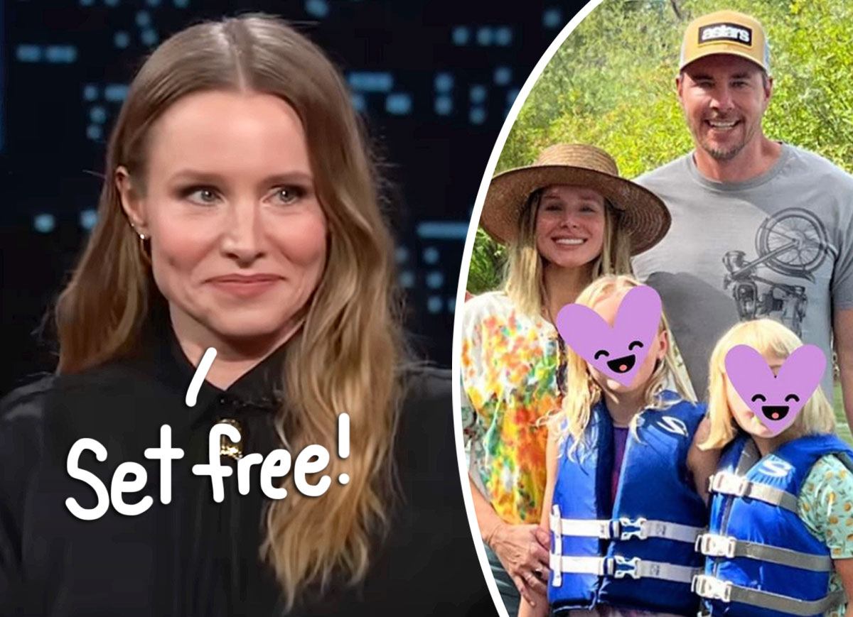 Kristen Bell & Dax Shepard Let Their Kids Roam Free ALL DAY During ...