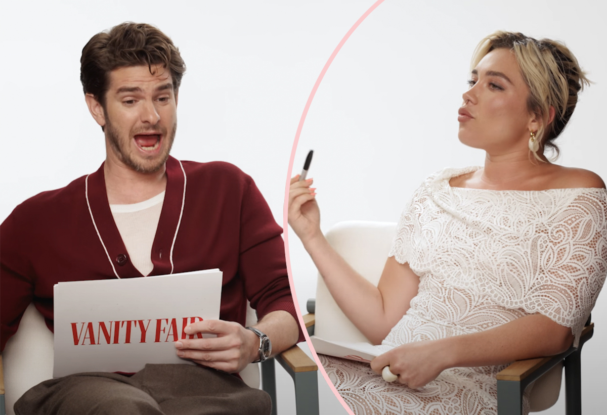 Andrew Garfield & Florence Pugh Blow All That Chemistry Talk With This  DISASTROUS Friendship Test! - Perez Hilton