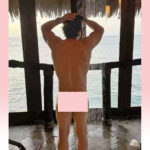 Guess The Celeb Giving Us A GREAT Naked View On Vacay!