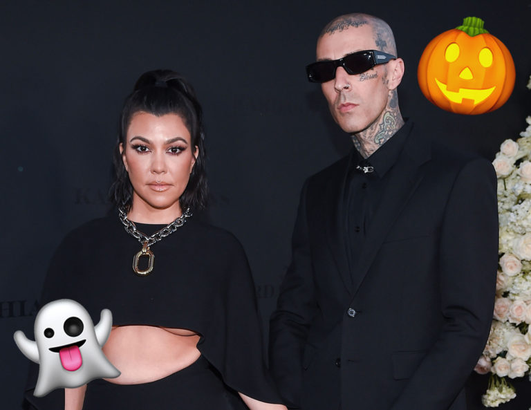 Kourtney Kardashian Shows Off Her & Travis Barker's NSFW Halloween