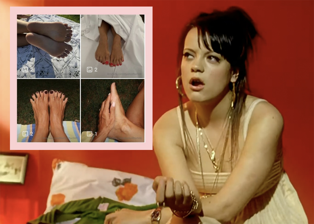 Lily Allen Makes More Money From FEET PICS Than From Spotify! - Perez