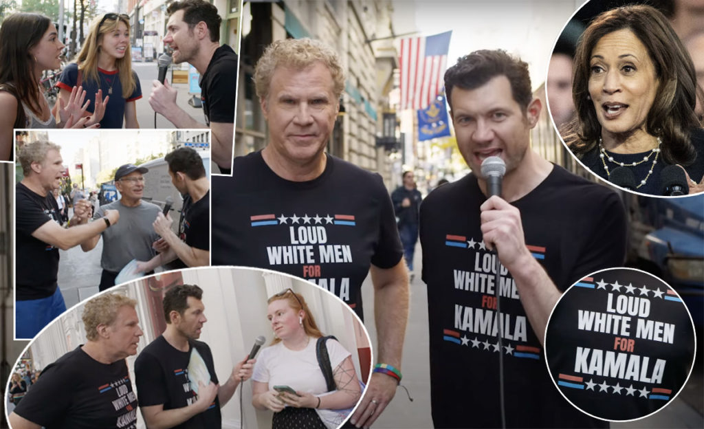 Will Ferrell Joins Billy Eichner For WILD Billy On The Street Segment For Kamala Harris! Watch!