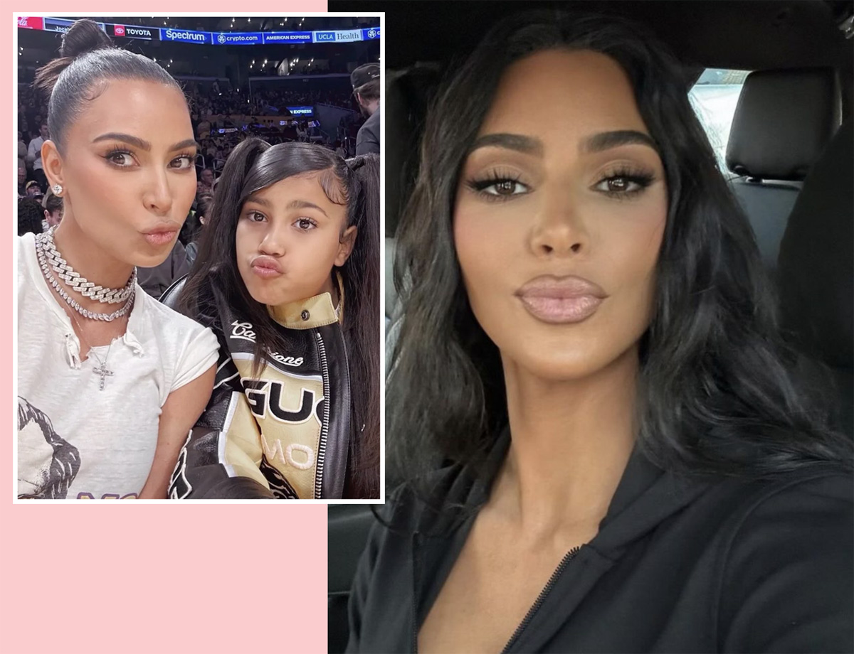 Everyone Compares North West To Kanye - But She's Actually JUST Like Kim  Kardashian When She Was Younger! Watch! - Perez Hilton
