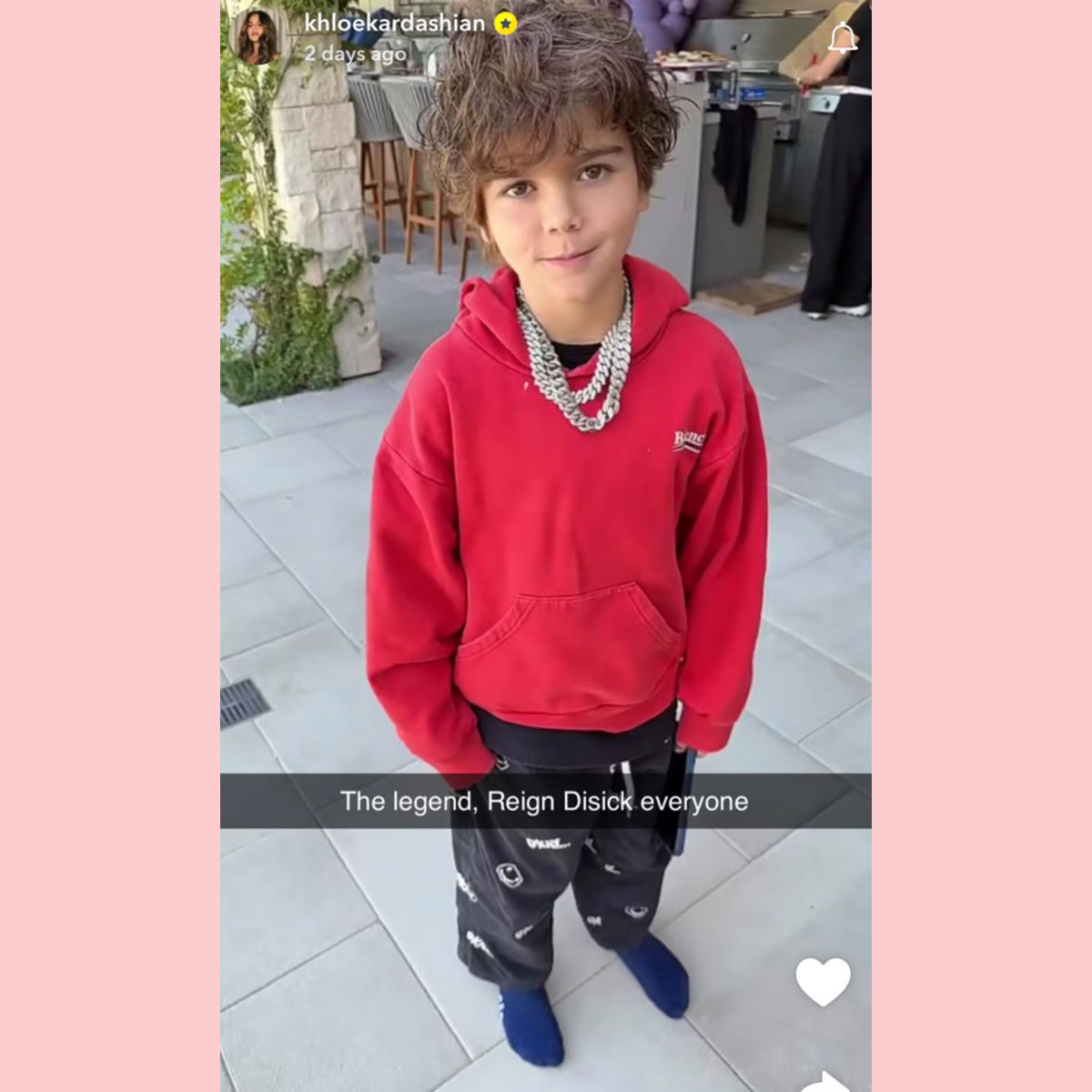 Reign Disick at Halloween party 2024