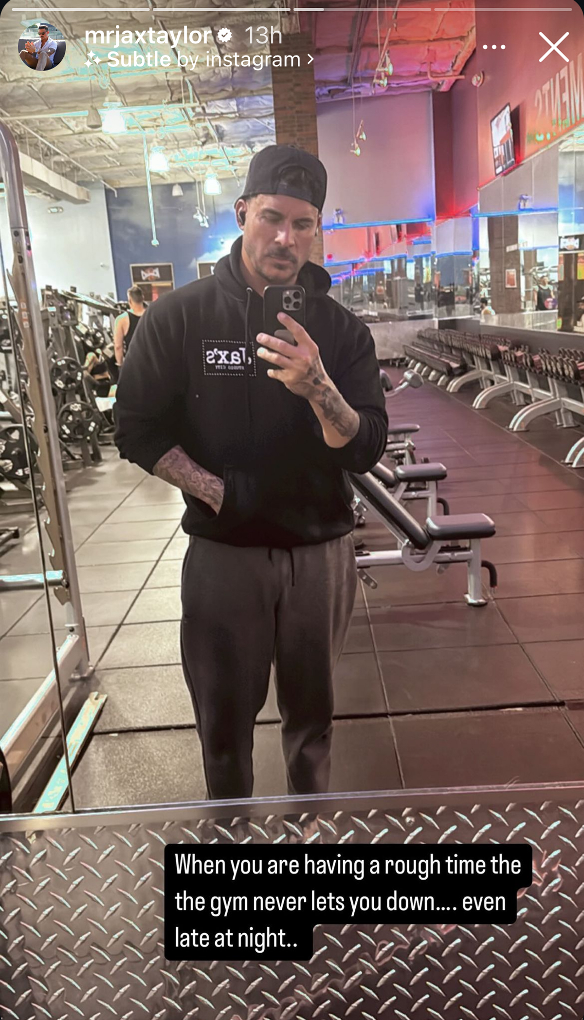 Jax Taylor posts about "rough time" after Brittany Cartwright rage text claims